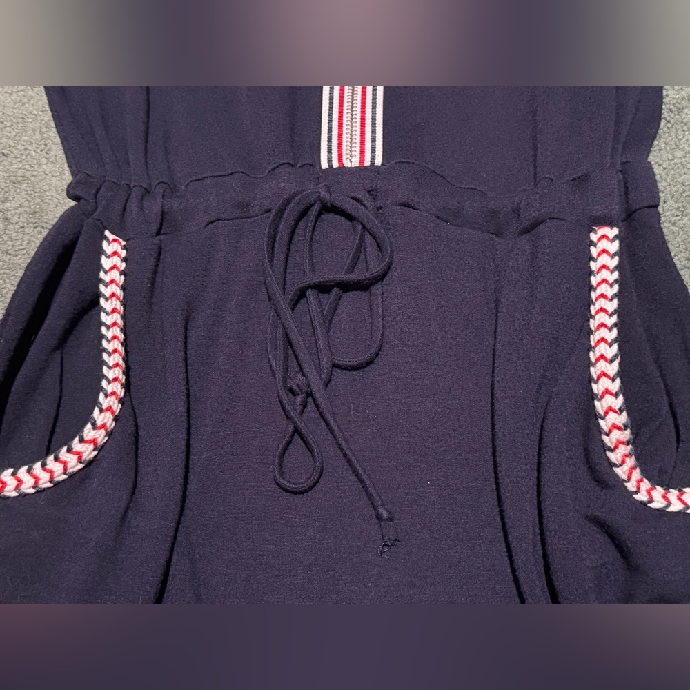 VENUS Super Comfy Women’s Blue Summer Dress with Red, White, & Blue Accents - Picture 3 of 8